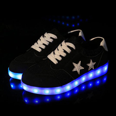 Shoes With Led Lights A055