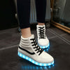 Light Up High Top Sneakers A050 - FlashShoes.com - 1